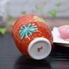 Stylish Kutani Ware Teacup with a Fireworks Design from Waza No A Perfect Gift for and 88th Crafted by Female Artist Yuuki Kura. Birthdays, 60th,