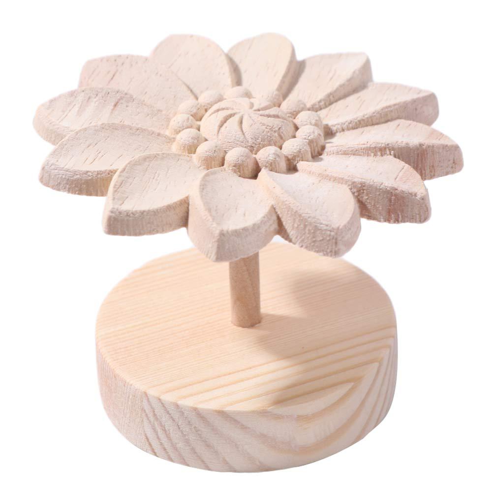 Creative Wooden Daisy Essential Oil Diffuser DIY Essential Oils Containers  Kitchen
