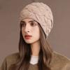 Autumn Winter Outdoor Windproof Cap Women's Big Head Circumference Ear Protection Warm Cap