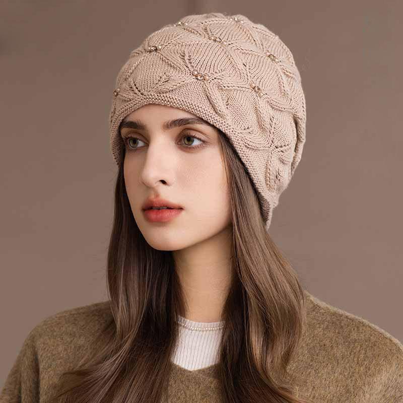 Autumn Winter Outdoor Windproof Cap Women's Big Head Circumference Ear Protection Warm Cap
