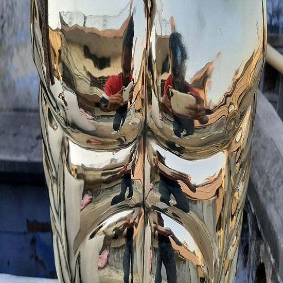 18 Gauge Mosiądz SCA Średniowieczna rzymska grecka zbroja piersiowa Kirys Napierśnik