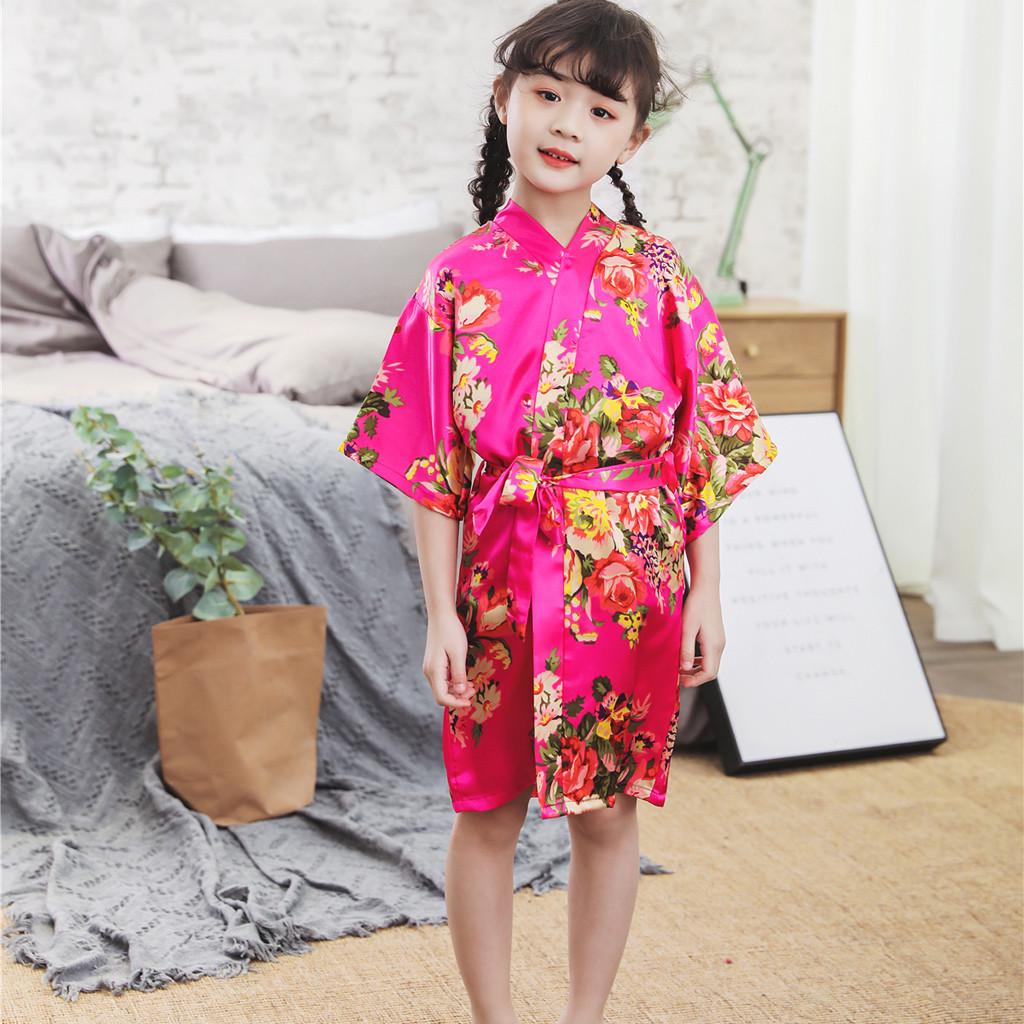Newborn Baby Girls Boys Clothes Plush Bathrobe Plain Kimono Nightgowns Towel Robe Nightwear Sleepwear Outfits