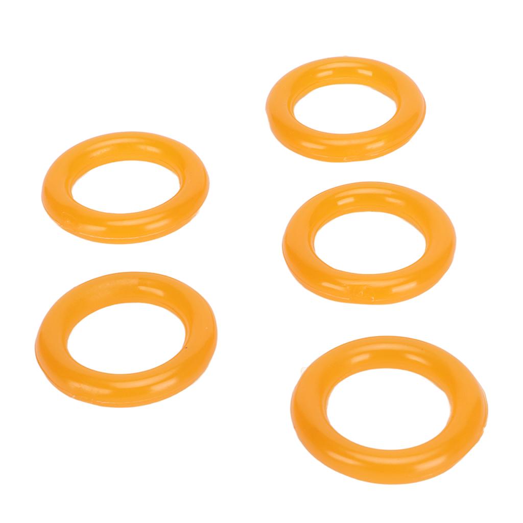 20pcs Bobbin Winder Rubber Tire Ring Flexible Elastic Portable Bobbin Winder Ring for Replacement Yellow