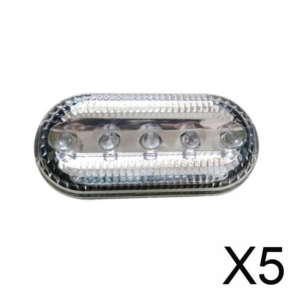 6xLightemitting Diode Shoulder Warning Light, universal serial bus Rechargeable, Red and Blue