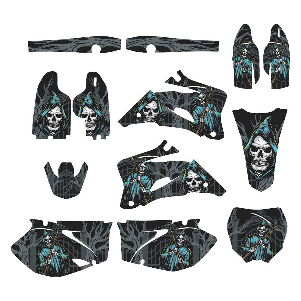 Aufkleber für 2006-2009 Yamaha YZ250F/YZ450F Motorräder.