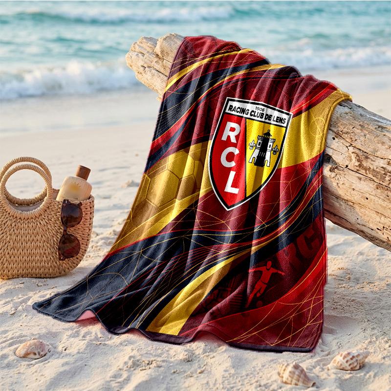 Lens FC Print Microfiber Beach Towel Quick Dry Absorbent Large Towel For Beach Swimming Travel