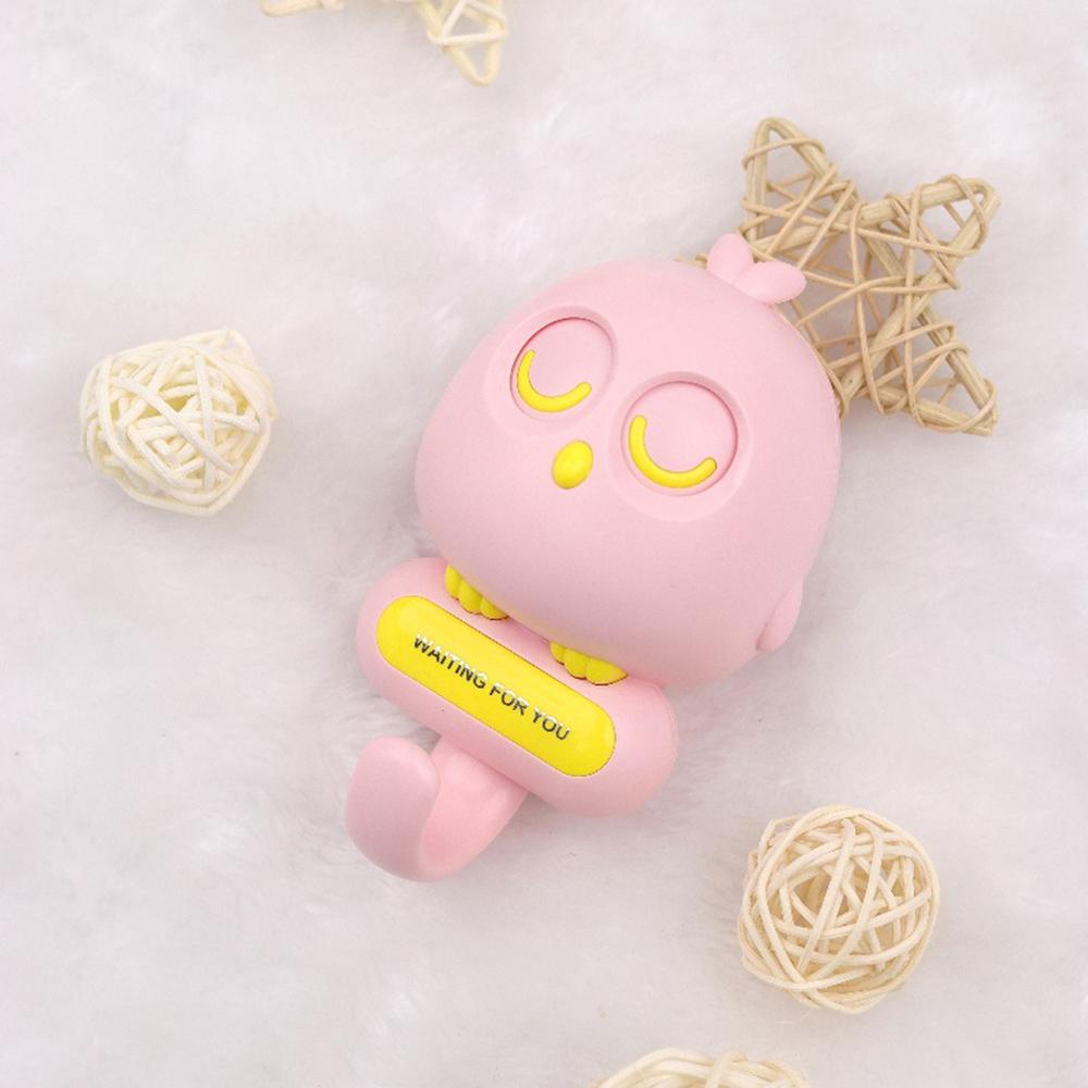 Cartoon Blinking Eyes Birds Hooks Self Adhesive Hooks Key Storage Hanger Multi-Function Wall Hook Bathroom Kitchen Organizer