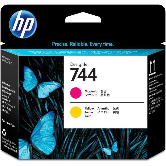 Tête d'impression HP 744 - Jaune, Magenta - pour DesignJet Z2600 PostScript, Z5600 PostScript