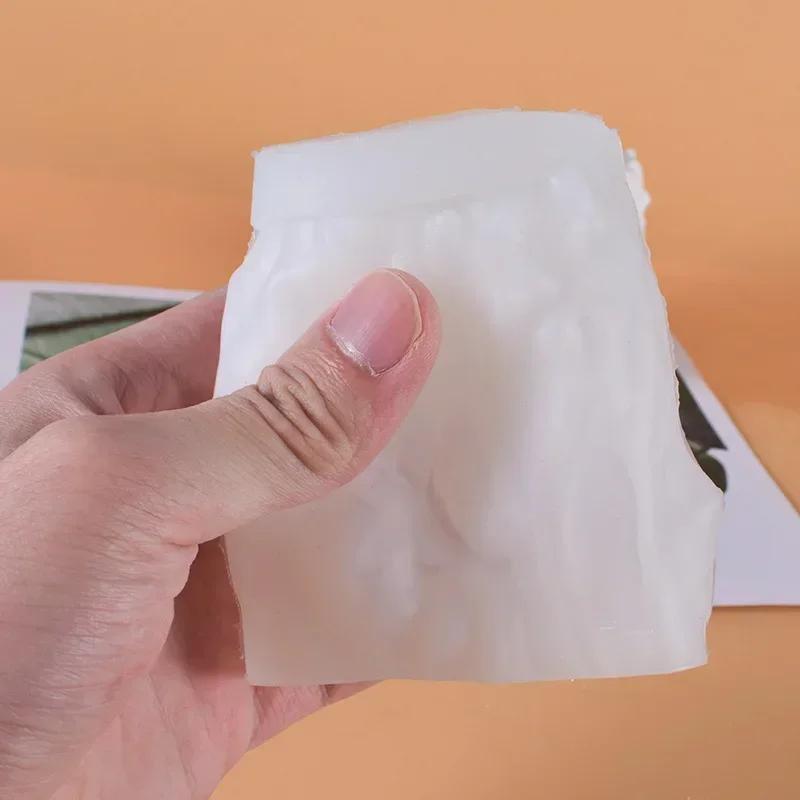 Home Decoration Crafts New Wreath Goddess Head Candle Silicone Mold DIY 3D Beauty Human Body Plaster Decoration Mold Candle Gift