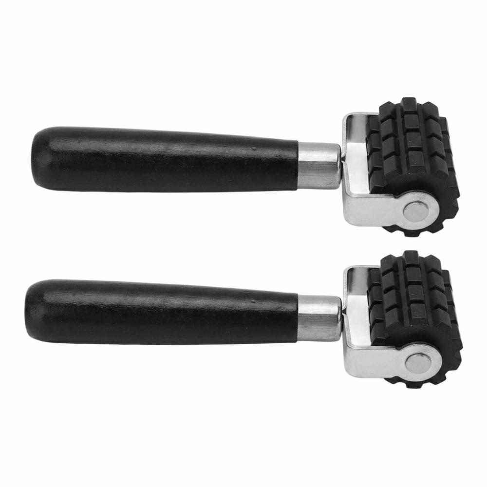 2pcs Ergonomic Handle Sound Deadening Roller Application Rolling Wheel Automotive Sound Deadening