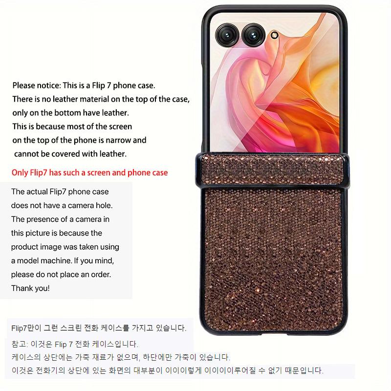 Luxury Glitter Starlit Sky Twinkle Phone Case For Samsung Galaxy Z Flip 7 6 5 4 3 Flip7 FE 3-pieces Hard PC Protective Cover
