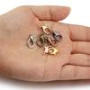 100pcs 10-18mm Carabiner Clasps for Jewelry Making Components DIY Lobster Clasp Bracelet Necklace Hooks Chain Closure Keychain