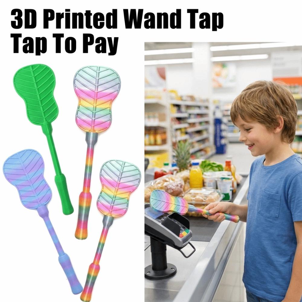 Creative 3D Print Wand Tap To Pay Convenient Checkout Lightweight Contactless Payment Sleeve Cute Funny Magic Wand Holder