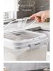Large Rice and Flour Storage Bin: Sealed, Insect-Proof, Moisture-Proof, Food-Grade.