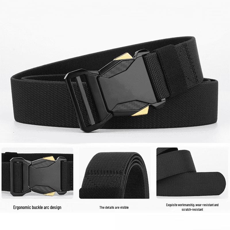 mling Men's Elastic Nylon Tactical Belt