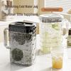 Zhinianhua 2L Plastikkrug für kaltes Wasser mit 3 Bechern