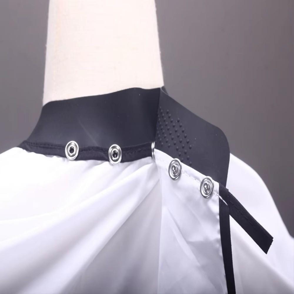 Wasserdichte Frisierumhang Anti-Statik-Kragen Friseursalon-Umhang Haarschneideumhang Friseursalon