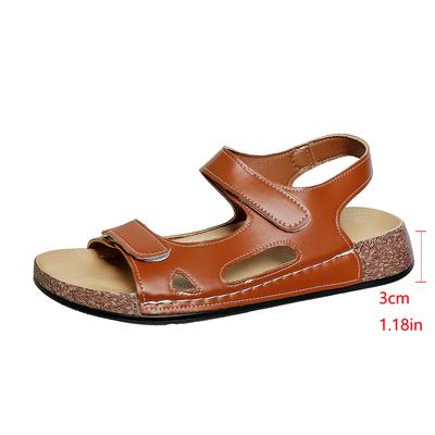 Fashion 2025 New Women Sandals Summer New Open Toe Fashion Sandals Soft Sexy Wedge Buckle Orthopedic Shoes Female Sandalias De Mujer