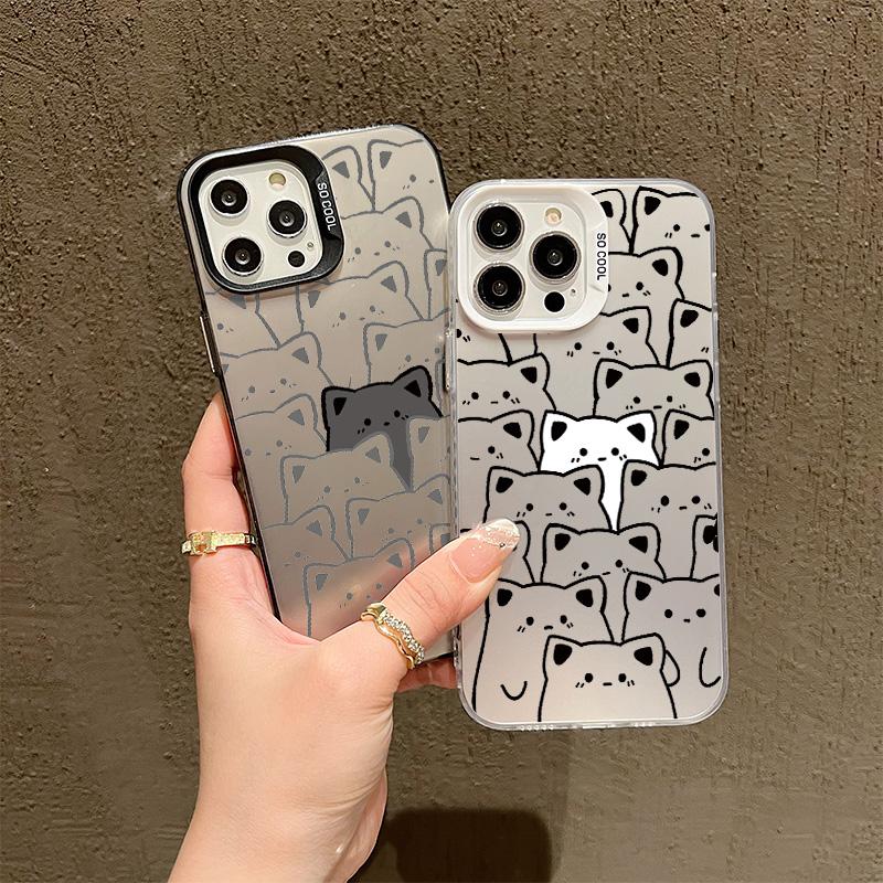 Silicone Case For Xiaomi 11 Lite 13T 14T 15T Samsung A07 A17 A37 A57 Oppo A38 A58 Infinix Hot 40 30i Cover DIY Painted Cartoon Shockproof Phone Bumper