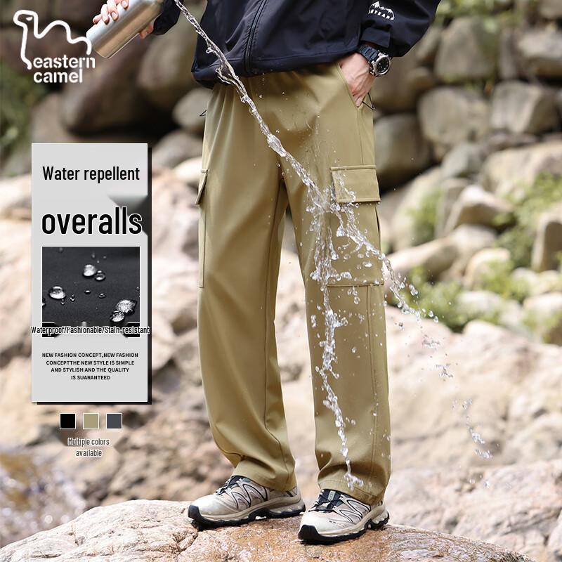 Męskie spodnie cargo EASTERN CAMEL na zewnątrz wiatroodporne wodoodporne z prostą nogawką