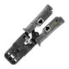 Ratcheting Crimping Tool with LED Tester 4 in 1 Multifunction Wire Crimpers Stripper Cutter Tester, 8P 6P 4P Network