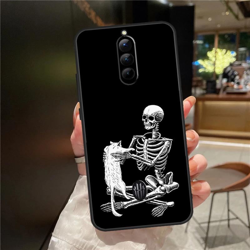 Aesthetics Skeleton Case For ZTE Nubia Red Magic 11 10 9 8 8S 9S 10S Pro Plus 6 7 6S 7S For RedMagic 10 Air Cover