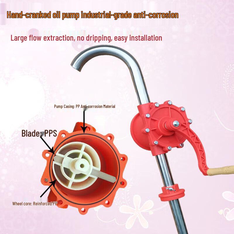 Aluminum Alloy Hand-Crank Oil Transfer Pump