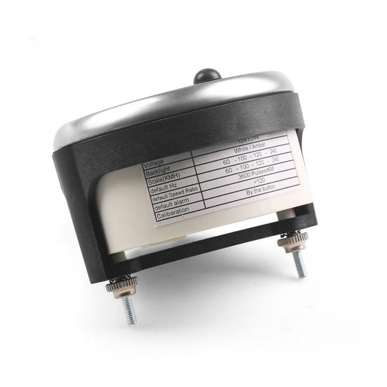Tachometer Rostfrei 2 In 1 ABS Universal 85mm Tachometer für Außen 12/24(v) 2