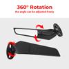 Modified Motorcycle Rearview Mirrors Wind Wing Adjustable Rotating Side Mirrors for Yamaha YZF R1 R6 R25 R3 R125 R15 Suzuki