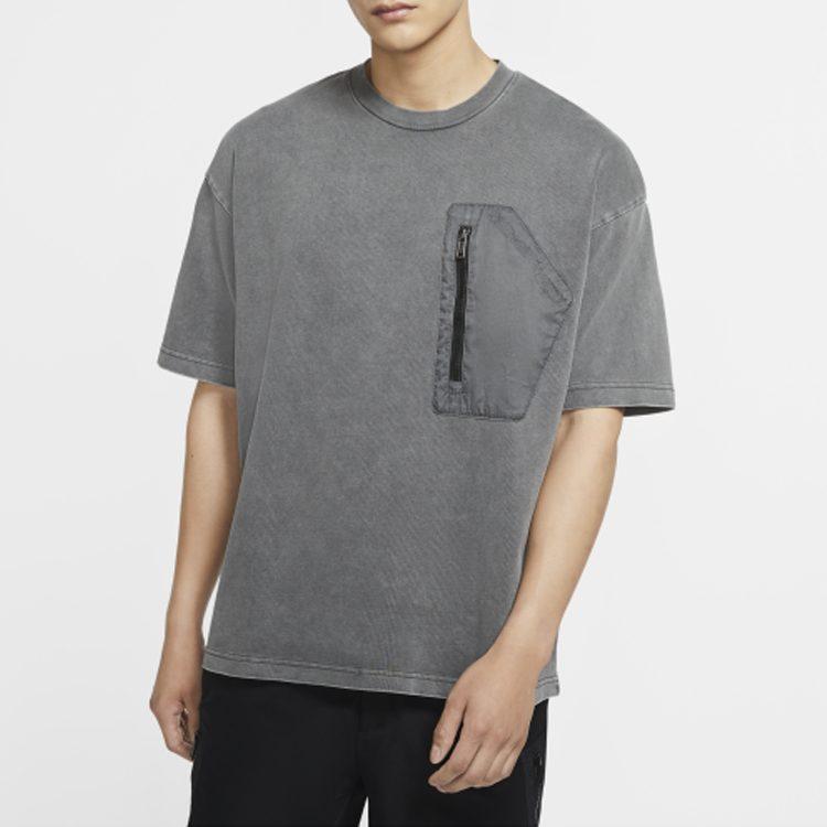 Jordan 23ENG T Shirts Men's Black Crew Neck Moderate Straight Fit CK9187-010