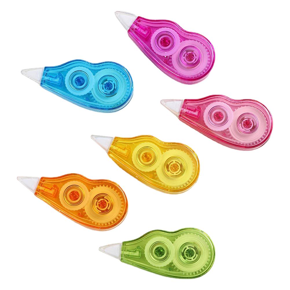 6pcs Correction Tape Children Stationery Accessory Convenient Erasers For Kids Household Pp Student Convenient Correction Tape