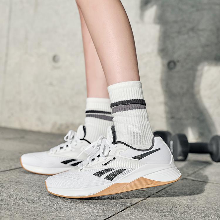 Reebok Nano X4 White Black Gum Unisex Sneakers Footwear-White 100074186