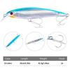 HENGJIA 1 stk 16cm 42g Laser Minnow Fiske Wobbler for Bass Gjedde Abbor Stor Sluk Dykkende Agn med Skarp Krok