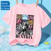 2025 Kids T-shirt K-Pop Demon Hunters Tiger Shirt Fans Gift Toddler Girl Boy Demon Hunters Tiger