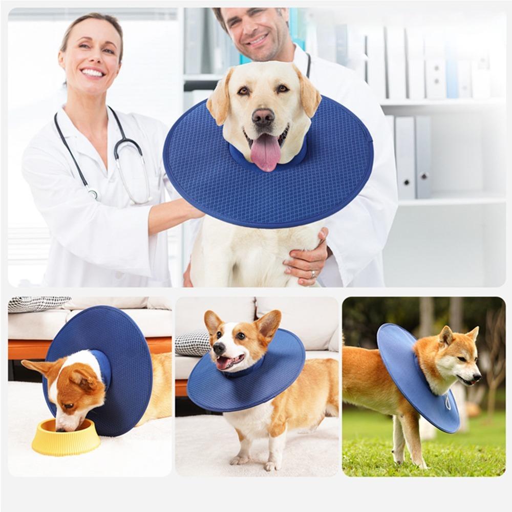 Waterproof Dog Recovery Cone Mesh Fabric Dog Protective Cone Dog Elizabeth Cone Skin Protection