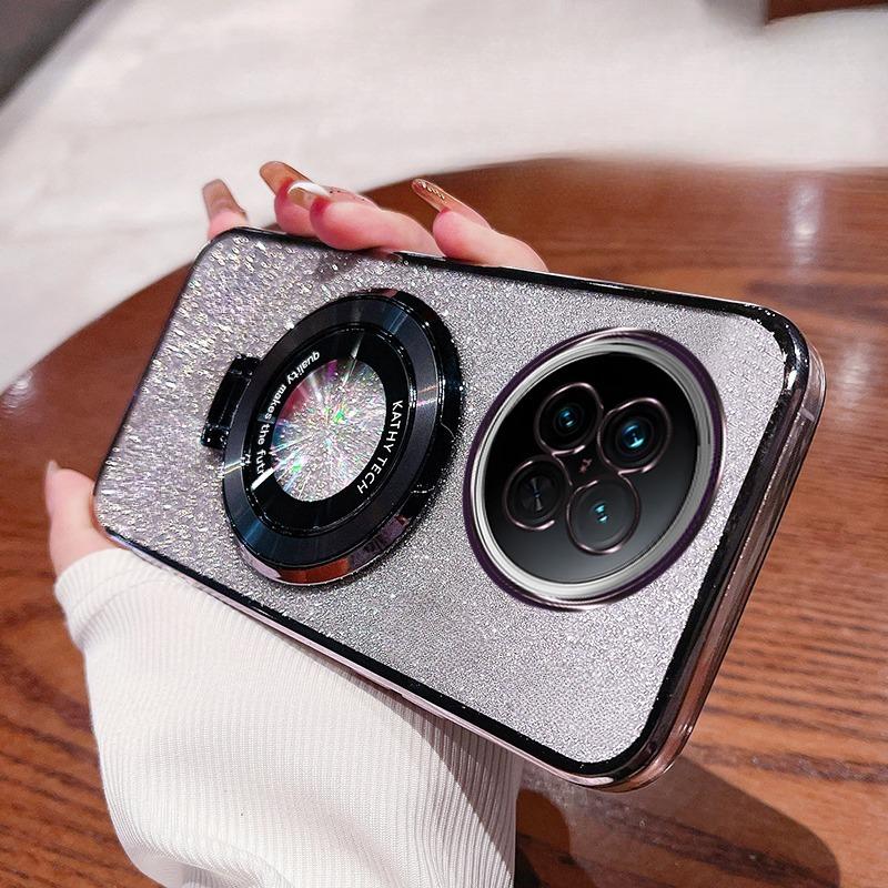 Luxusní třpytivý gradientní pouzdro se stojánkem pro Redmi Note14Pro 14 14ProPlus 13Pro 14C 13C 12 10C A5 Měkký kryt pro POCO X6 F7 X7Pro Pouzdro