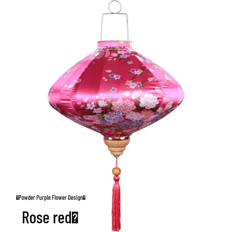 Antique Pattern Waterproof Chinese Lantern for Outdoor Balcony Decoration