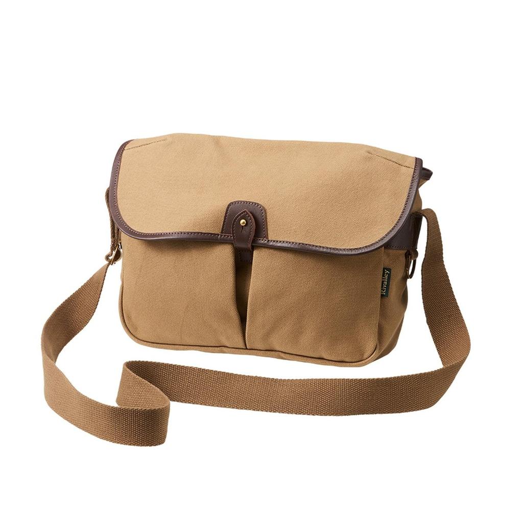 Rivalley RV Stream Shoulder Bag L Tan 5441 Classic Canvas Leather Fishing Bag