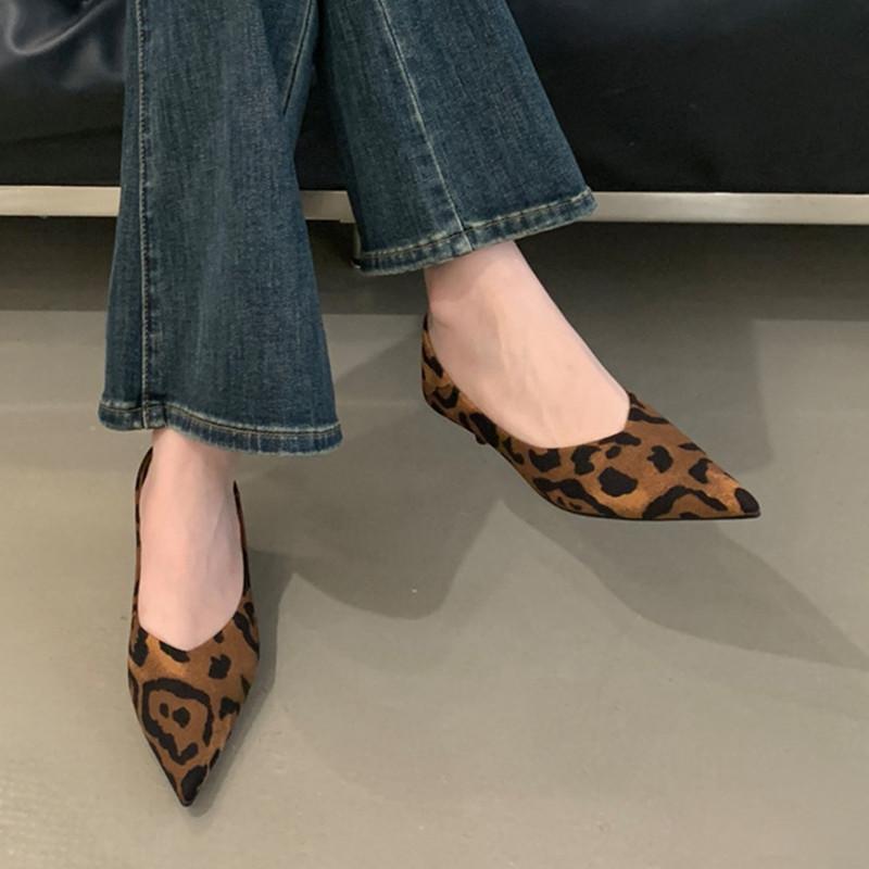 Móda Bailamos Podzim Špičaté Dámské Sandály Sexy Mělké Nazouvací Lodičky Boty Móda Tenký Vysoký Podpatek Dámské Elegantní Společenské Boty