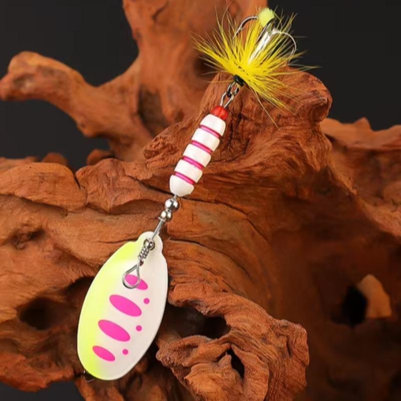 Fishing bait rotating composite sequins, metal bait set rotating composite rotator