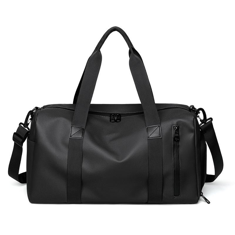 

Men s Waterproof Duffle Bag, Large Capacity Sports Gym Bag with Adjustable Shoulder Strap, Multi-Purpose Travel Weekender Overnight Carry On Luggage 44cm*23cm*25cm чёрный