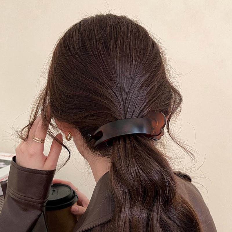 New High Ponytail Hair Clips for Women High End Simple Feel Featuring Back Head Clip Vertical Duckbill Clip Hair Accessory