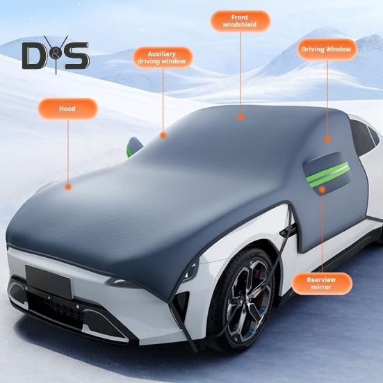 Windshield Snow Shield Cover Magnetic Fit Waterproof Simple Installation Universal Size Heavy Duty Cars Trucks Windshield Cover