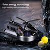 Solar Duft Auto Lufterfrischer Hubschrauber Solarenergie Rotierender Propeller Aroma Diffusor Armaturenbrett Parfüm Auto Aromatherapie