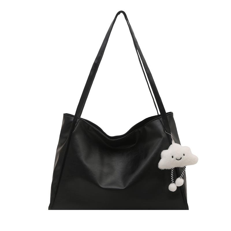 Bag 2025 new bag large capacity women's fashion foreign style high sense soft leather texture shoulder tote bag