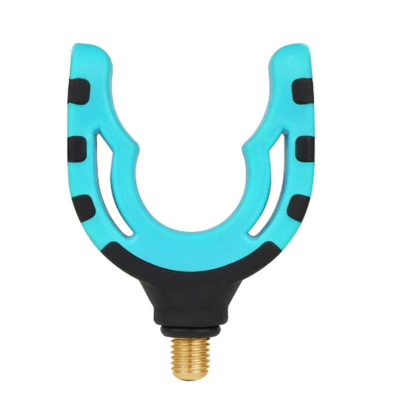 

Fishing Rod Holder, Fishing Tackle Rack Fishing Rod Rests Head Grip Back Rests Rod Rack with Thread 3/8 for Fishing
