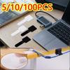Wire Organizer Reusable Cable Ties Fastening Cord Rope Holder Desk Management Self Adhesive Adjustable Cord Organizer Straps