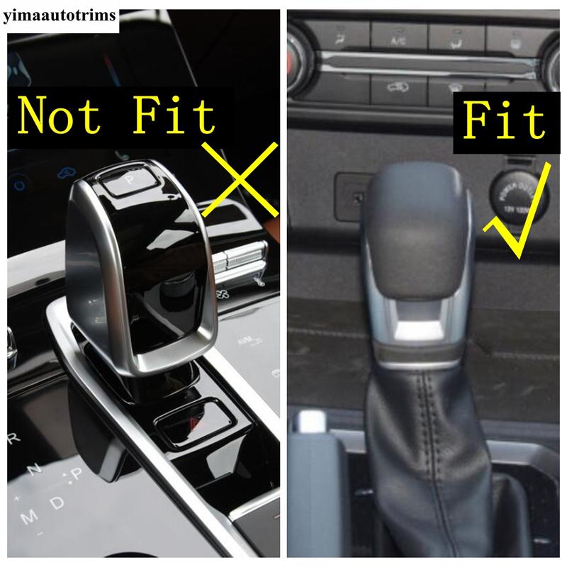 Gear Shift Head Knob Handle Decoration Cover Trim ABS Carbon Fiber Accessories Interior For Chery Tiggo 8 / 3X / 5X 2018 -