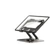 2026 All-Metal 360° Rotating Tablet Stand - Portable, Multi-functional, Folding Desktop Shelf
