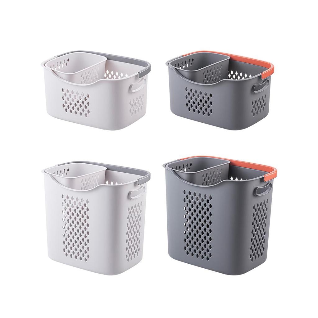 Portable Laundry Basket Dirty Clothes Storage Basket for Toilet Bed Sheets